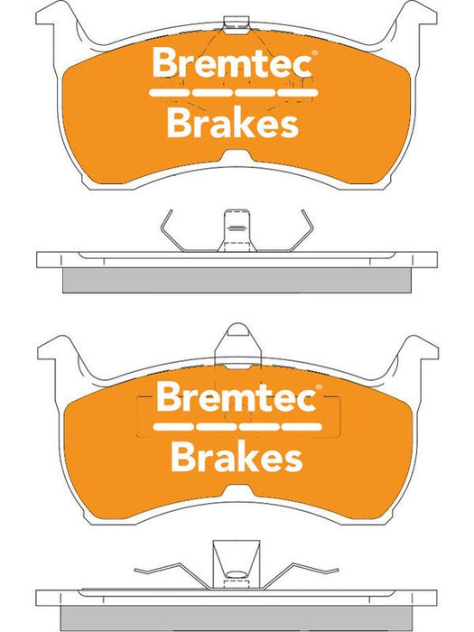 Bremtec Endure 4WD Brake Pad BT889E Bremtec - Micks Gone Bush