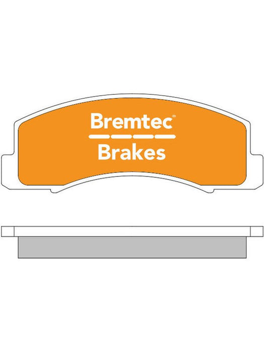 Bremtec Trade Line Brake Pad BT891TS Bremtec - Micks Gone Bush