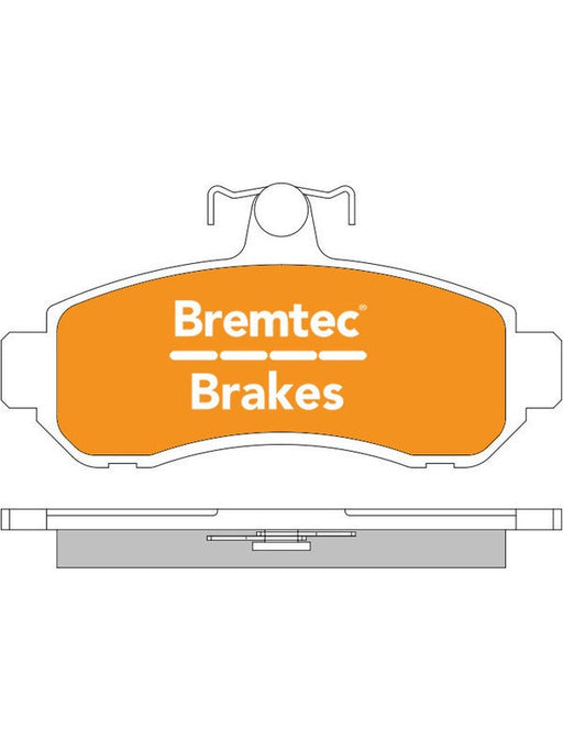 Bremtec Ultra Ceramic Brake Pad BT894ULT Bremtec - Micks Gone Bush