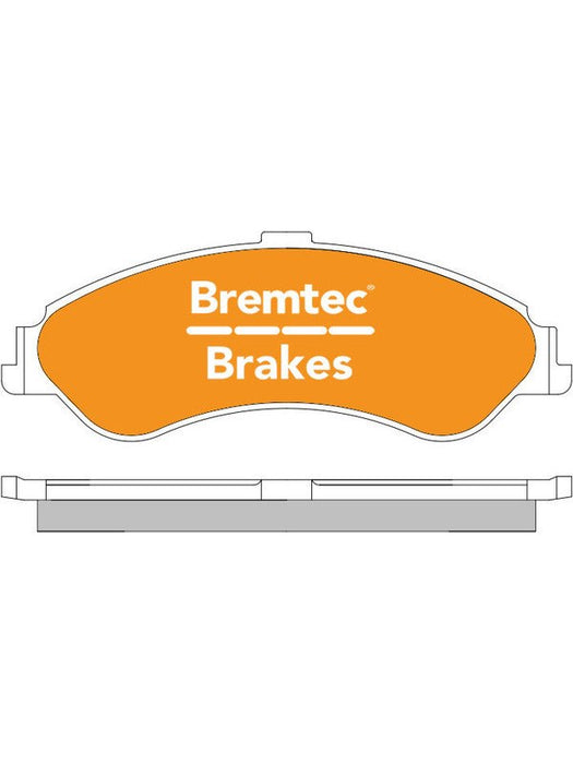 Bremtec Pro-Series Brake Pad BT897PRO Bremtec - Micks Gone Bush