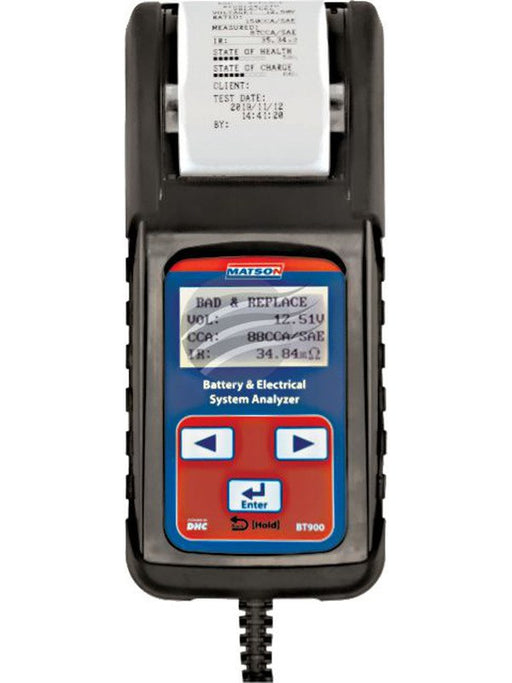 Matson Digital Battery & System Analyser with Print Out BT900 Matson - Micks Gone Bush