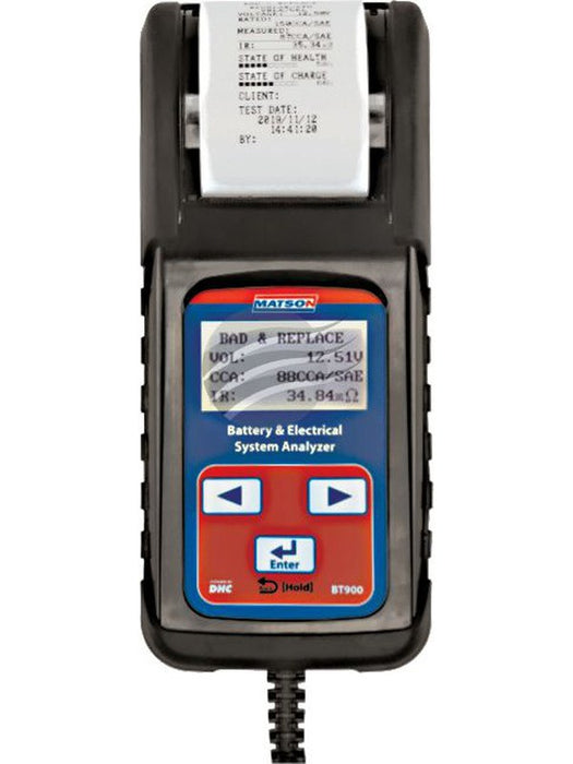 Matson Digital Battery & System Analyser with Print Out BT900 Matson - Micks Gone Bush