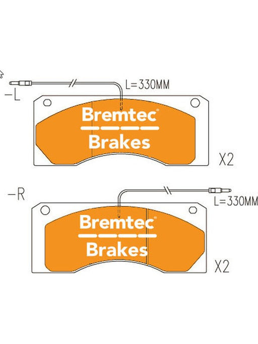 Bremtec Trans-Line Brake Pad BT90520TL Bremtec - Micks Gone Bush