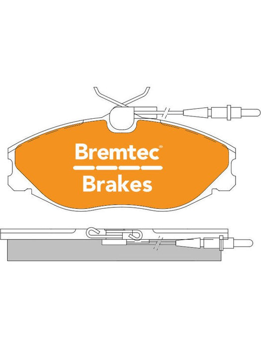 Bremtec Trade Line Brake Pad BT946TS Brake Pads Bremtec - Micks Gone Bush