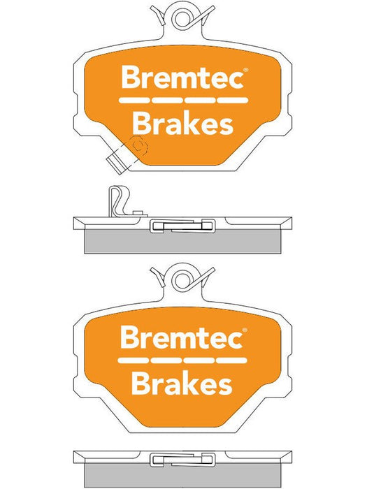 Bremtec Trade Line Brake Pad BT971TS Brake Pads Bremtec - Micks Gone Bush