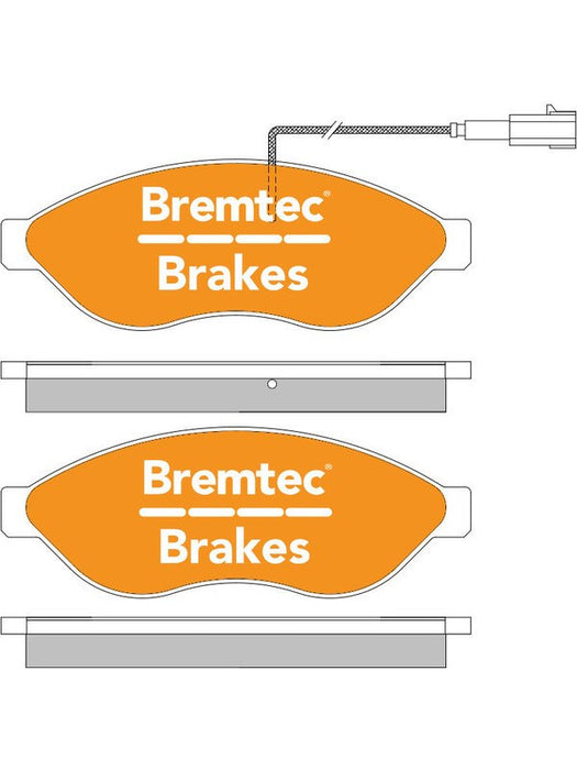 Bremtec Pro-Line Brake Pads Set BT972PRO Brake Pads Bremtec - Micks Gone Bush