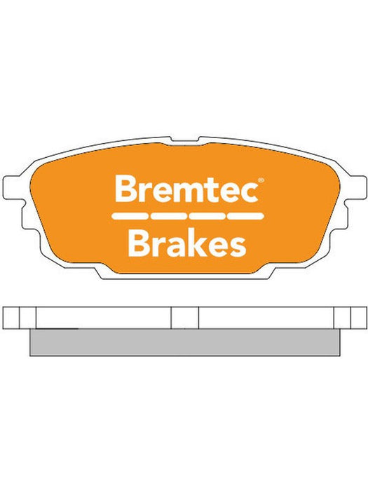 Bremtec Trade Line Brake Pad BT983TS Brake Pads Bremtec - Micks Gone Bush