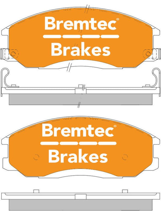 Bremtec Endure 4WD Brake Pad BT984E Bremtec - Micks Gone Bush