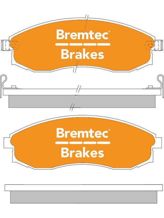 Bremtec Trade Line Brake Pad BT996TS Brake Pads Bremtec - Micks Gone Bush