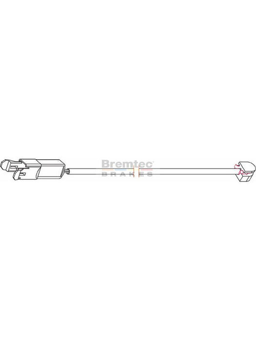 Bremtec Euroline Brake Wear Sensor BTS115 Bremtec - Micks Gone Bush