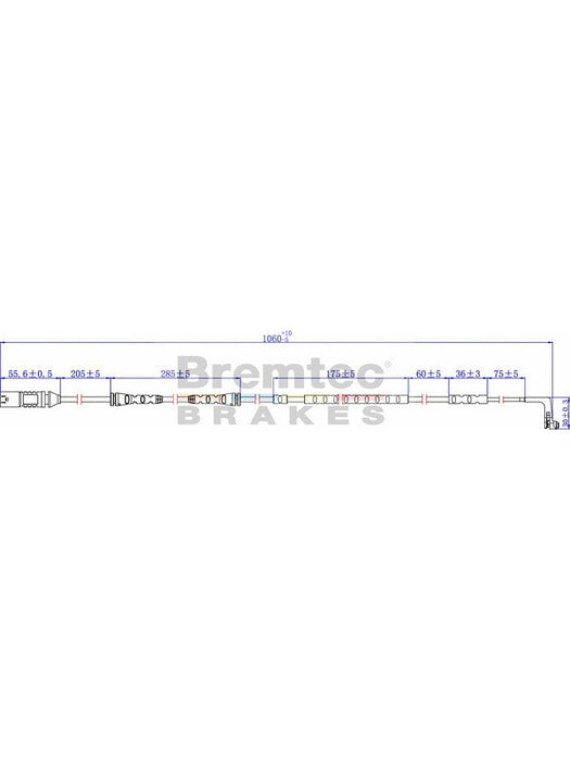 Bremtec Euroline Brake Wear Sensor BTS226 Bremtec - Micks Gone Bush