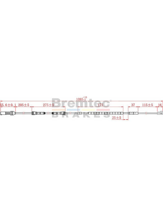 Bremtec Euroline Brake Wear Sensor BTS228 Bremtec - Micks Gone Bush
