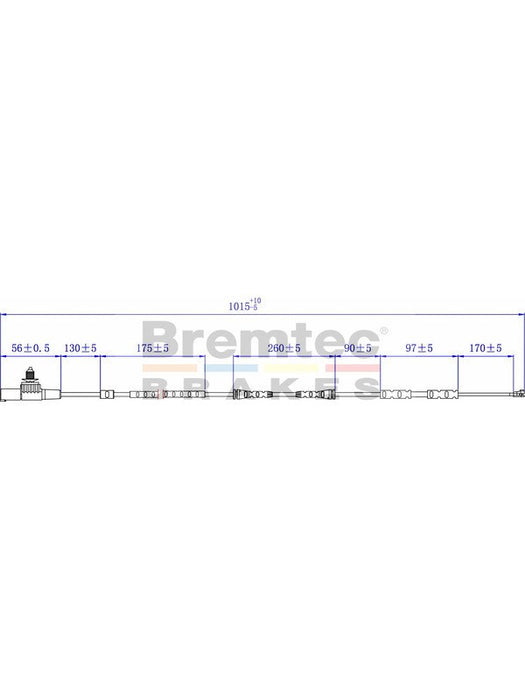 Bremtec Euroline Brake Wear Sensor BTS237 Bremtec - Micks Gone Bush