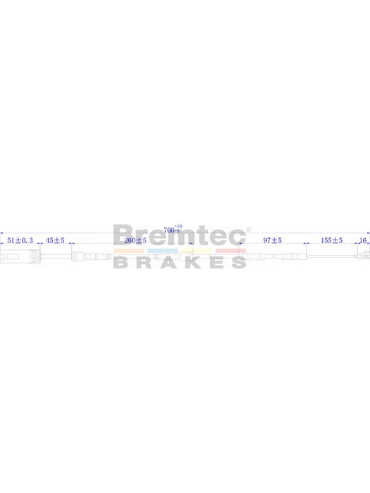 Bremtec Euroline Brake Wear Sensor BTS247 Bremtec - Micks Gone Bush