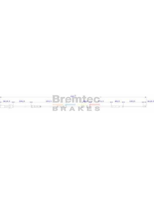Bremtec Euroline Brake Wear Sensor BTS248 Bremtec - Micks Gone Bush