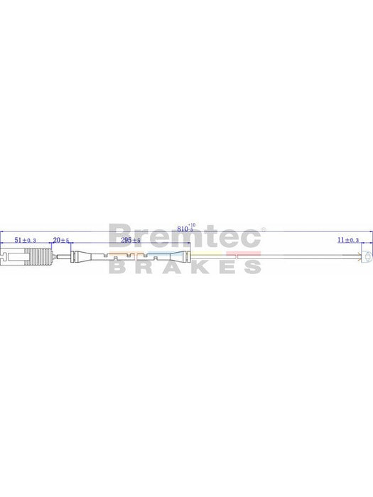 Bremtec Euroline Brake Wear Sensor BTS25 Bremtec - Micks Gone Bush