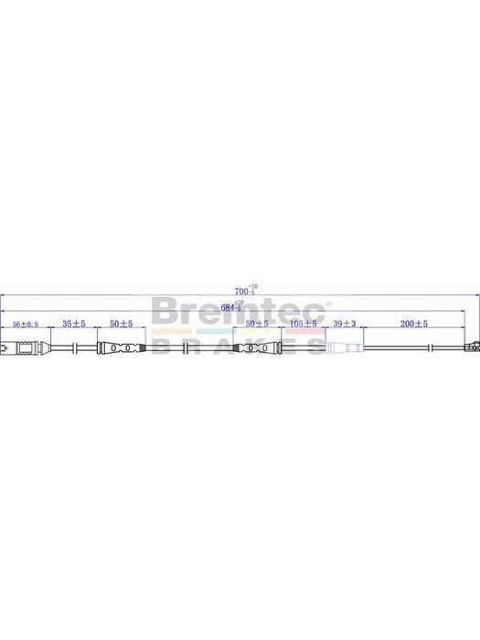 Bremtec Euroline Brake Wear Sensor BTS282 Bremtec - Micks Gone Bush