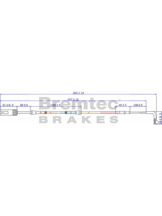 Bremtec Euroline Brake Wear Sensor BTS30 Bremtec - Micks Gone Bush