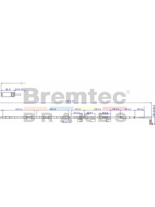 Bremtec Euroline Brake Wear Sensor BTS51 Bremtec - Micks Gone Bush