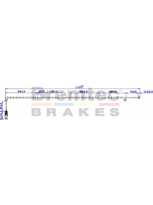 Bremtec Euroline Brake Wear Sensor BTS57 Bremtec - Micks Gone Bush
