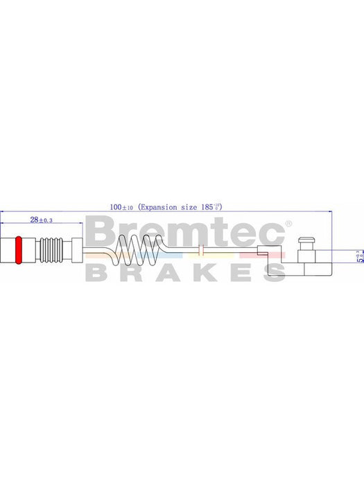 Bremtec Euroline Brake Wear Sensor BTS67 Bremtec - Micks Gone Bush