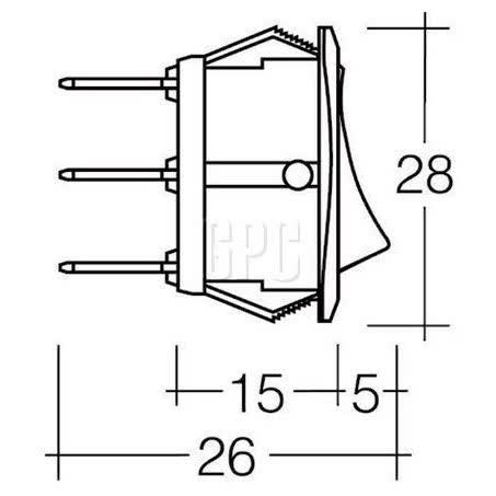 Narva Rocker Switch Off/on Spst Red Illuminated 25A 12V 62054BL SWITCH NARVA - Micks Gone Bush