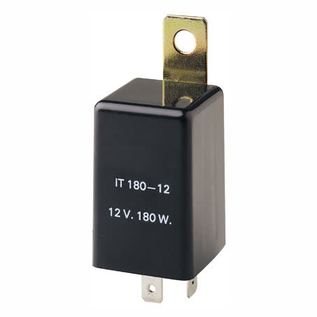 Hella Flasher Relay 12V Electronic 180W Max - 3 Terminals Part No. 3014 FLASHER UNIT HELLA - Micks Gone Bush