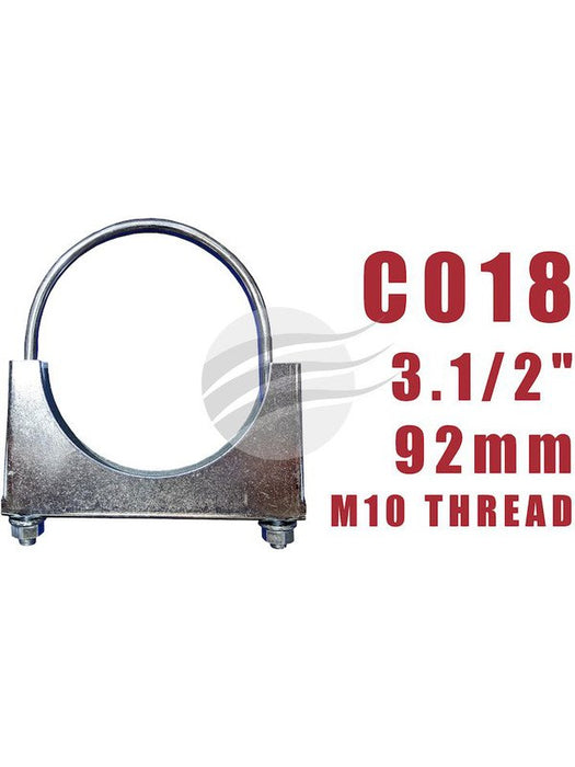 Aunger U-Bolt Clamp M10 X 1.5 X 92mm Zinc Plated C018-5 Aunger - Micks Gone Bush