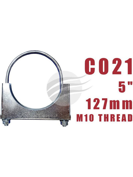 Aunger U-Bolt Clamp M10 X 1.5 X 127mm Zinc Plated C021-5 Aunger - Micks Gone Bush
