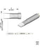 JBC 1.8x0.5mm Chisel Nano Cartridge Tip C105114 JBC - Micks Gone Bush