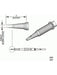 JBC Cartridge Chisel 0.6x0.3 C115108 JBC - Micks Gone Bush