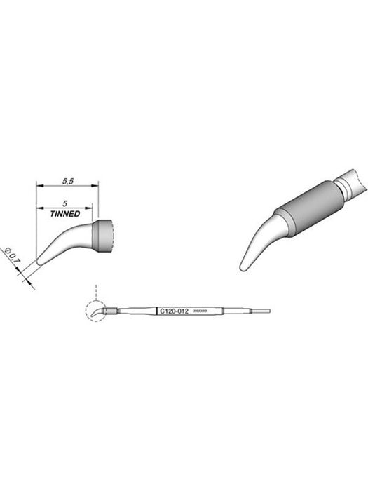 JBC Cartridge Chip 0,7 S2 C120012 JBC - Micks Gone Bush