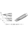 JBC 0.3mm Chisel Micro Cartridge Tip C210018 JBC - Micks Gone Bush