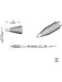 JBC 1.2mm Chisel Cartridge Tip C245406 JBC - Micks Gone Bush
