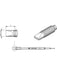 JBC 4.8mm Chisel Standard Cartridge Tip C245908 JBC - Micks Gone Bush