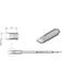 JBC 7.5x1.7mm Chisel Heavy Duty Cartridge Tip C470016 JBC - Micks Gone Bush