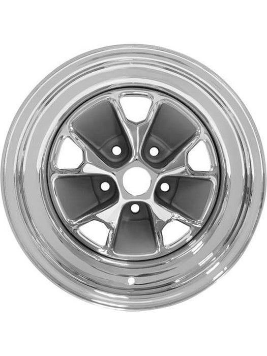 Drake 15 x 7 Styled Steel Wheel Chrome For Mustang C5ZZ-1007-CR Drake Automotive Group - Micks Gone Bush