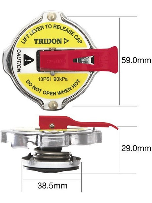 Tridon Radiator Cap Safety Lever CA1390L Tridon - Micks Gone Bush