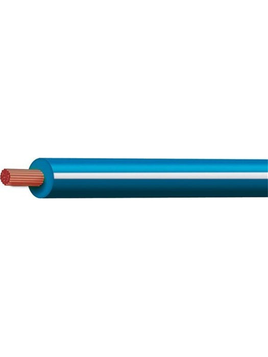 Tycab Single Cable Core Tracer 3mm 10A 30M Blue White CB003A1-030BEWE Battery Cables & Connectors Tycab - Micks Gone Bush