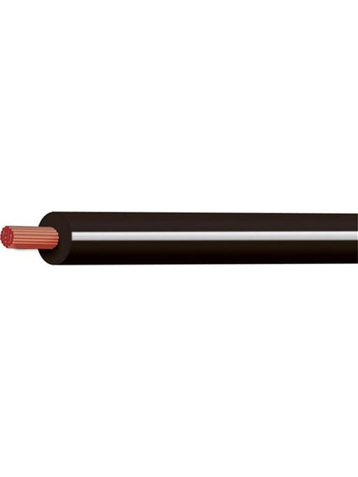 Tycab Single Cable Core Tracer 3mm 10A 30M Black White CB003A1-030BKWE Tycab - Micks Gone Bush