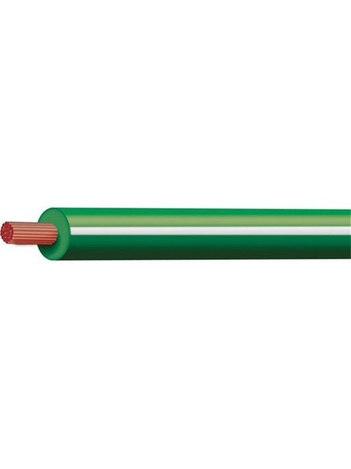 Tycab Single Cable Core Tracer 3mm 10A 30M Green White CB003A1-030GNWE Tycab - Micks Gone Bush