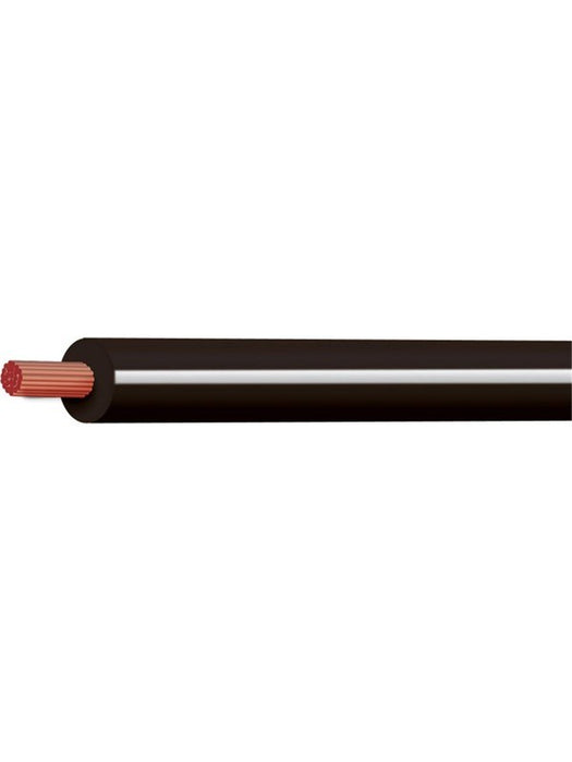 Tycab Single Cable Core Tracer 4mm 10A 30M Black White CB004A1-030BKWE Tycab - Micks Gone Bush