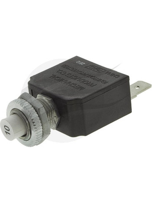 Jaylec Circuit Breaker 14 Series 10A Type III Manual Reset Panel Mount CB1710 Circuit Breakers Jaylec - Micks Gone Bush