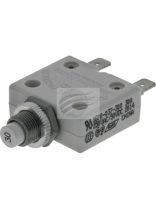 Jaylec Circuit Breaker 14 Series 30A Type III Manual Reset Panel Mount CB1730 Circuit Breakers Jaylec - Micks Gone Bush