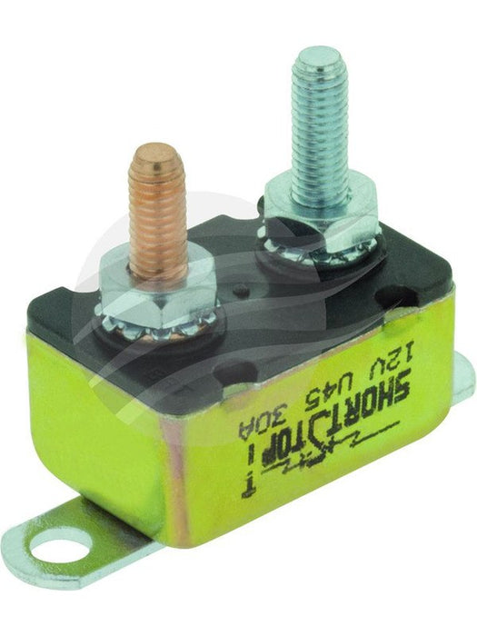Bussmann Circuit Breaker 121 Series 30A Type I Short Stop Metal Body CB2130M BUSSMANN - Micks Gone Bush