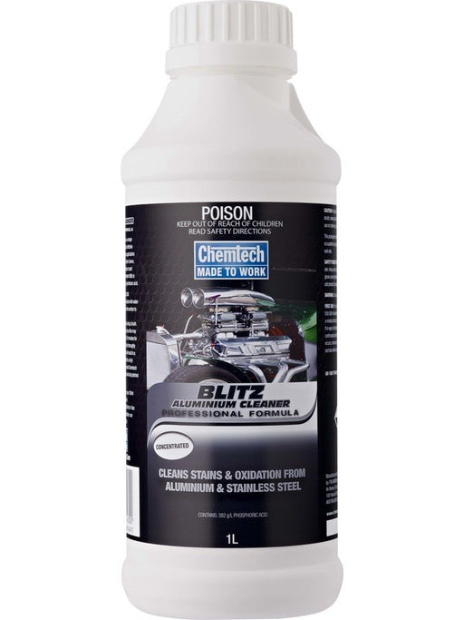 Chemtech Blitz Aluminium Cleaner Professional Formula 1L CBZ-1L CHEMTECH - Micks Gone Bush