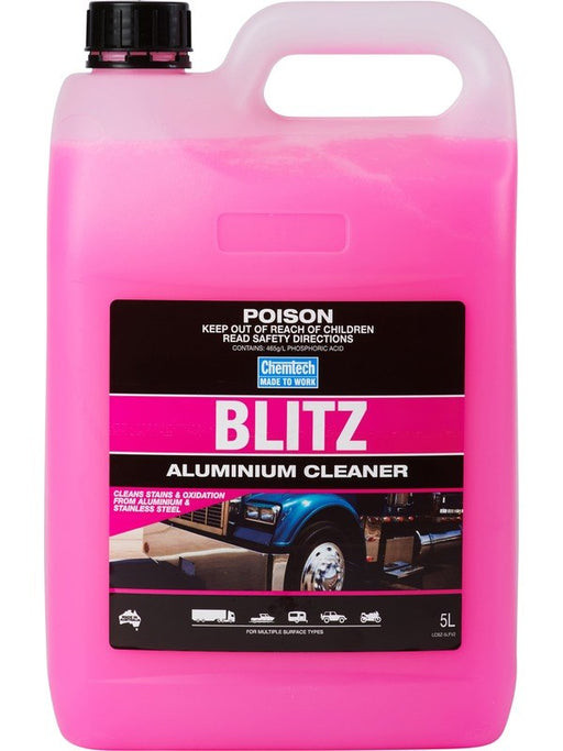 Chemtech Blitz Aluminium Cleaner Professional Formula 5L CBZ-5L CHEMTECH - Micks Gone Bush