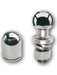 ARK Chrome Tow Ball & Cover 50mm 3.5 Ton w/ Spring Clip 7/8" X 51mm Size CCB50 ARK - Micks Gone Bush