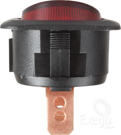 OEX Rocker Switch On/off Spst 12V Red Illuminated 25A ACX3765BL SWITCH OEX - Micks Gone Bush