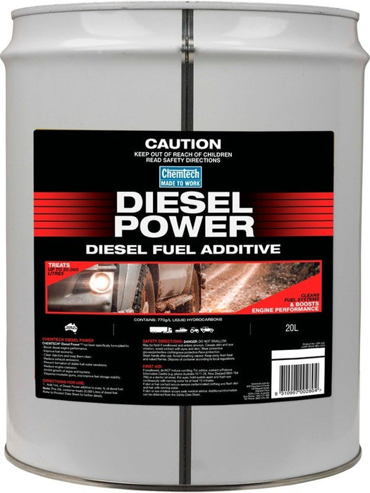 Chemtech Diesel Power Fuel Additive 20L CDP-20L CHEMTECH - Micks Gone Bush